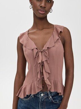 Reformation Paulette Top